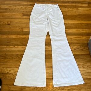 White Low Rise Jeans